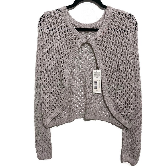 Rebecca Taylor Cross Back Crew Moonlight Crochet Open Back - Picture 3 of 12